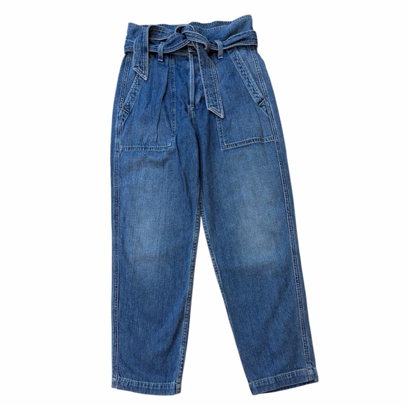 Citizens Of Humanity Denim - Citizens Of Humanity Noelle Belted Straight Leg Jeans